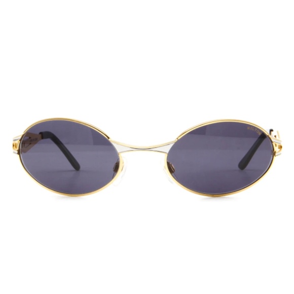 HILTON OLYMPIA Sunglasses in Gold - 100 04 22 KGP MSRP $600 - BNIB